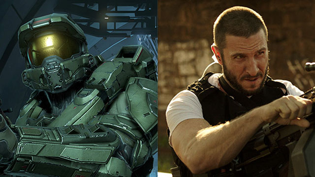 What is Pablo Schreiber's height compared to Halo's Master Chief?