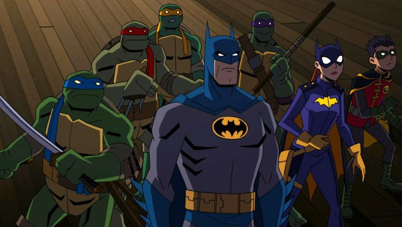 Suit Up In New Batman vs. Teenage Mutant Ninja Turtles Clips