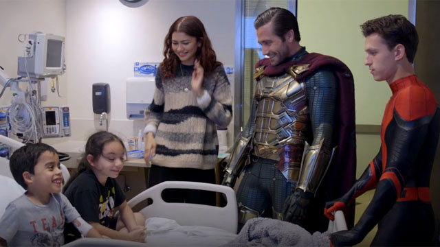 Spider-Man: Far From Home Cast Visits Children's Hospital Los Angeles