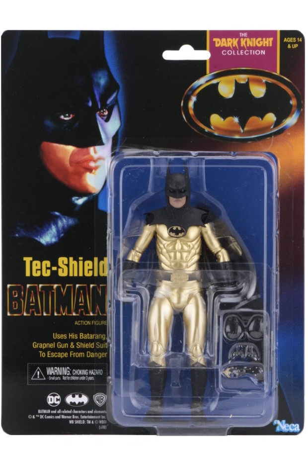 NECA Remakes Classic Kenner Gold Batman Figure