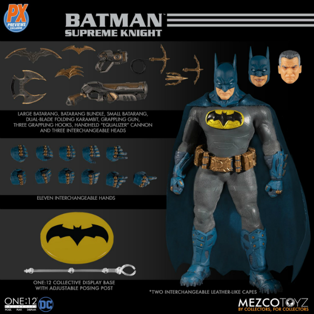 Mezco Gives Previews Exclusive Batman Figure a Comics Style Makeover