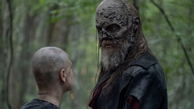 Alpha Beta Face Off in New The Walking Dead Season Photos