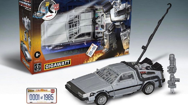 Official Back to the Future Transformer Packs a Gigawatt of Fun