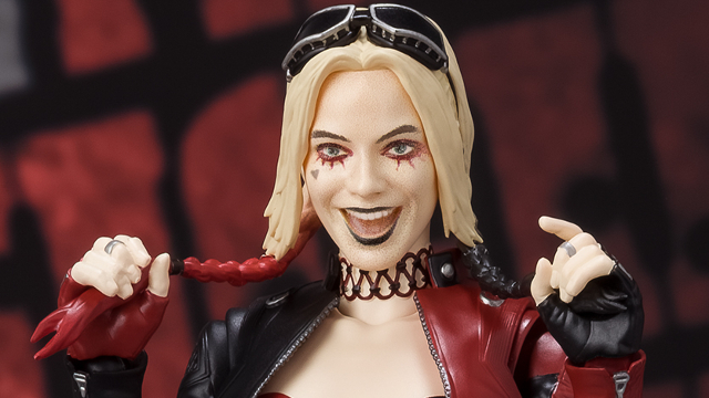 Harley Quinn Action Figure Shfiguarts Model Collectible 3 Heads Dc