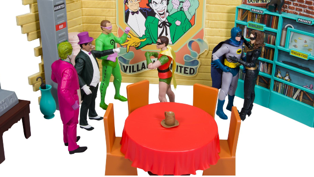 Batman 1966 Batcycle, Villain's Lair and More From McFarlane Toys