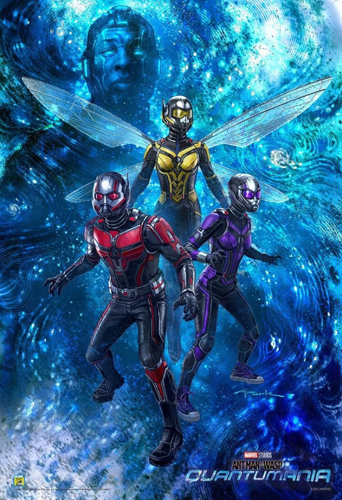 In this poster for Ant-Man and the Wasp: Quantumania (2023) Wait