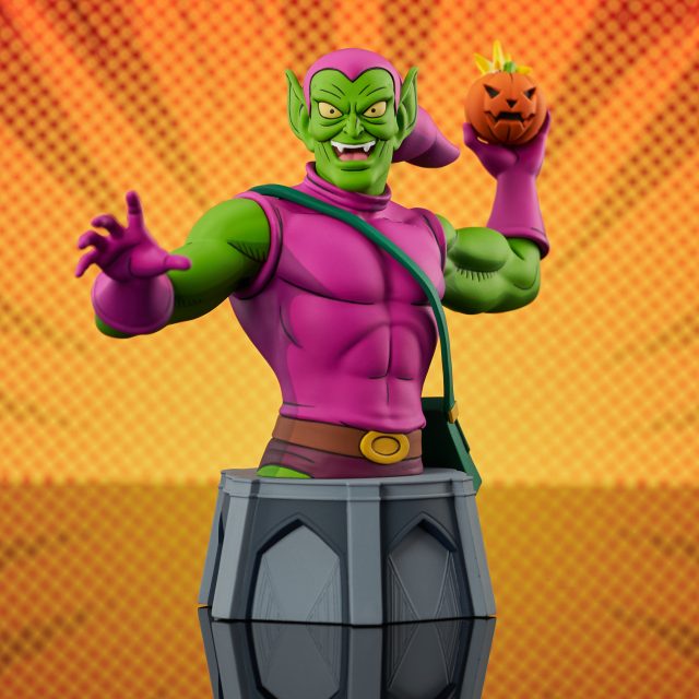 First Look: Spider-Man The Animated Series Green Goblin Bust by DST