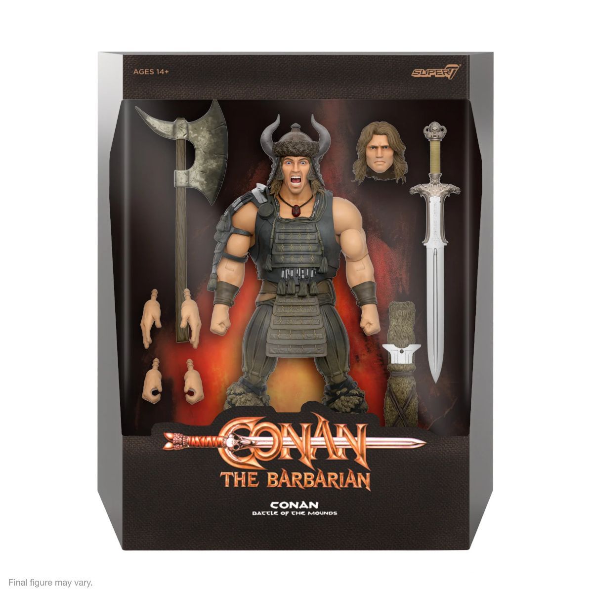 Super7 Conan Il Barbaro: Subotai Con Pitture Di Guerra, Miniatura Da 9,5 Cm Per Collezionisti