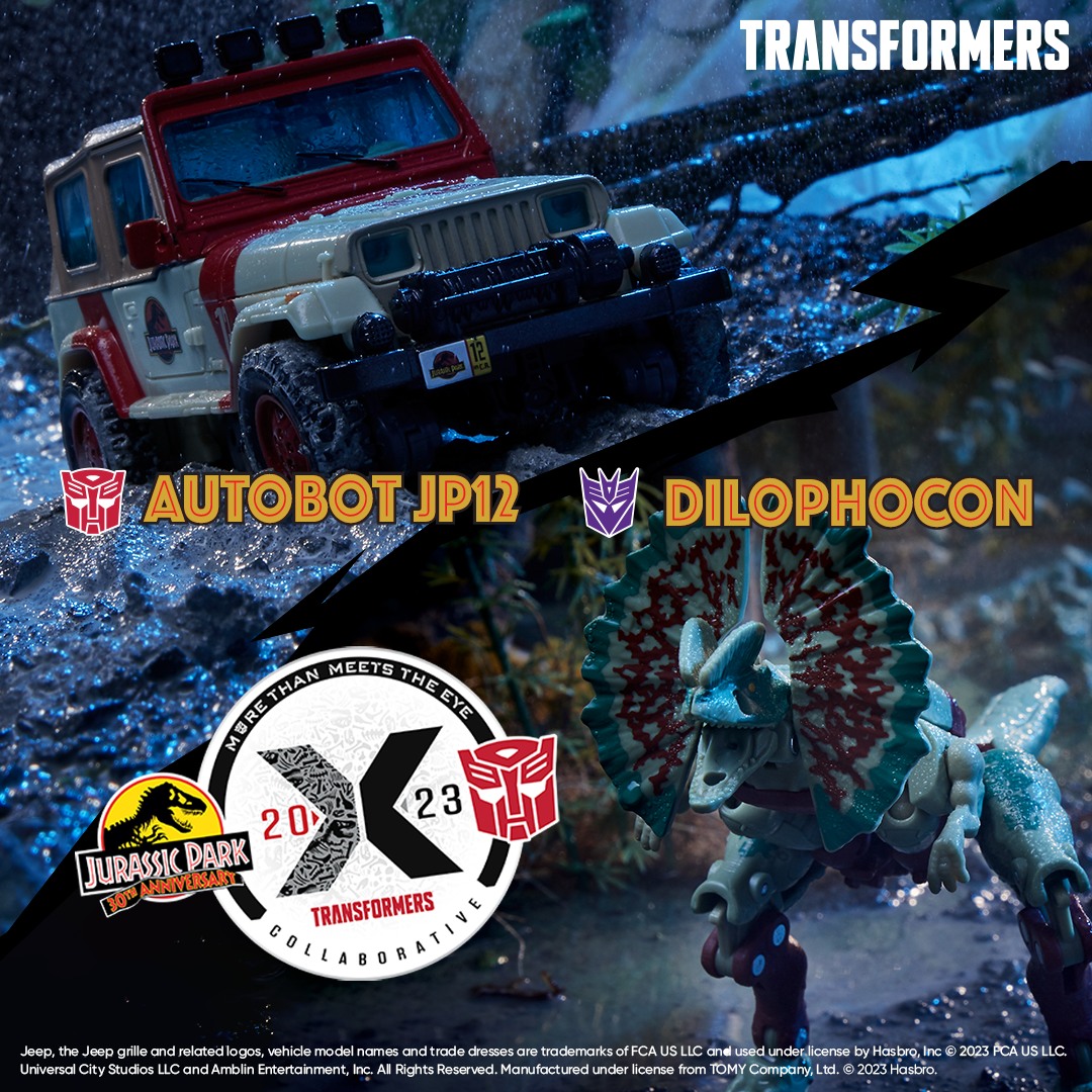 Jurassic Park Transformers Series 2 Includes RoboNedry, Spitter