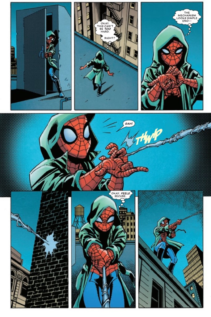Gwen Stacy in Spider-Man costume in What If Dark Spider-Gwen