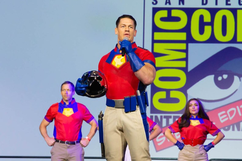 John Cena as Peacemaker at Comic-Con -gettyimages-1236868938