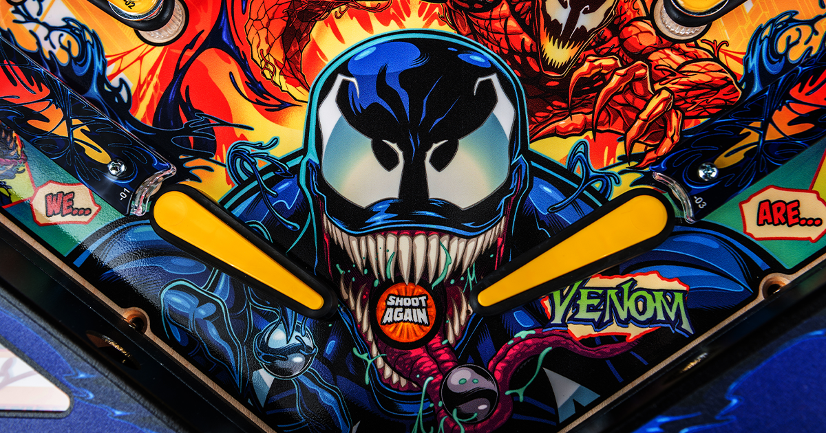 Venom Pinball Games Revealed by Stern, Set to Debut at SDCC