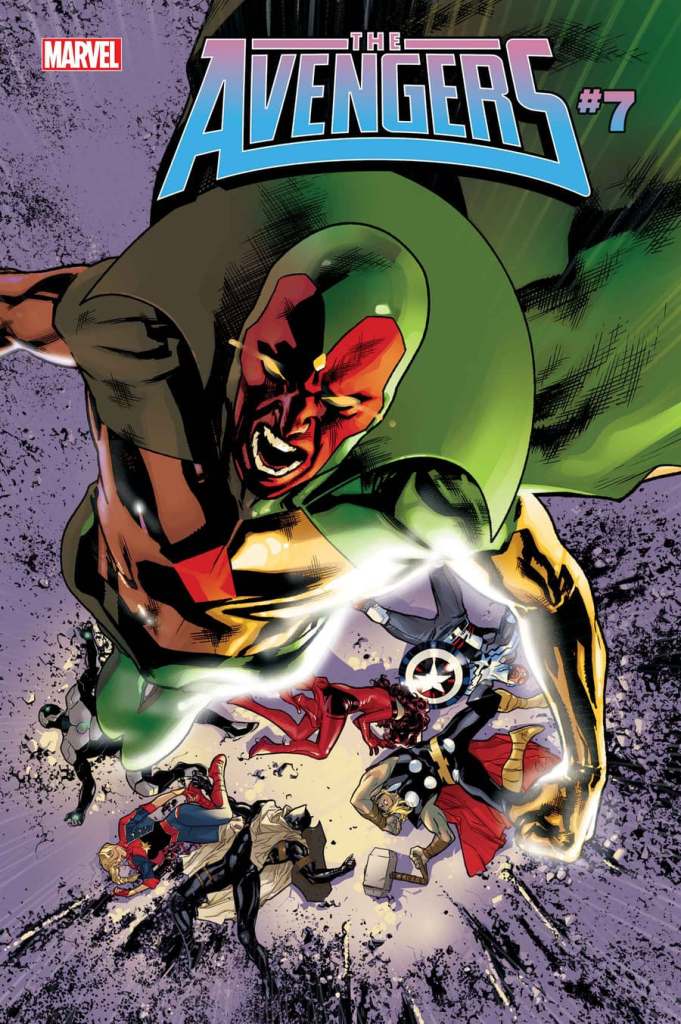 Avengers Vision cover art Marvel