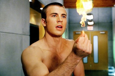 Chris Evans as Johnny Storm The Human Torch in Fox Fantastic Four