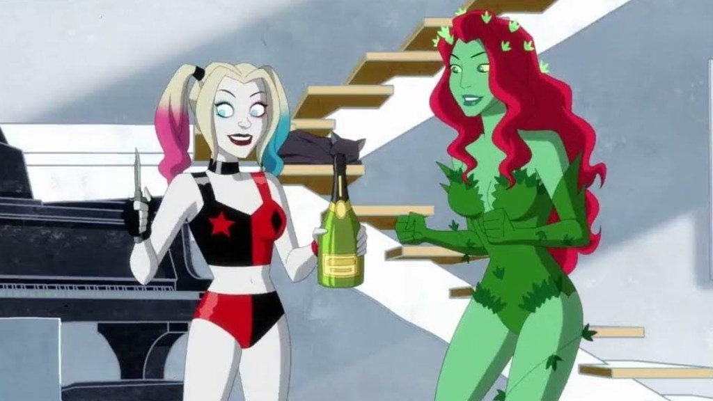 Harley Quinn and Poison Ivy animated