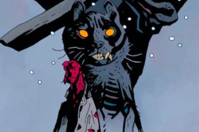 Mike Mignola's variant cover for Hellboy Winter Special: The Yule Cat
