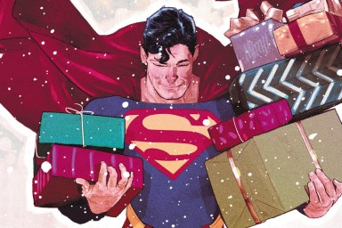 Mitch Gerads' variant cover for DC's 'Twas the 'Mite Before Christmas #1