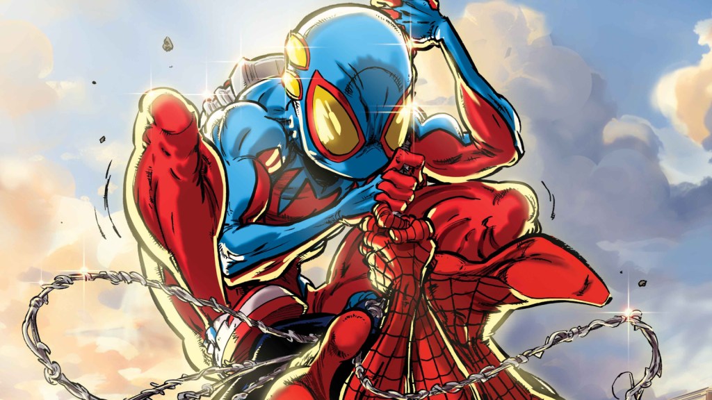 Kaare Andrews's foil variant cover for Spider-Boy #1