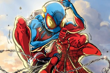 Kaare Andrews's foil variant cover for Spider-Boy #1