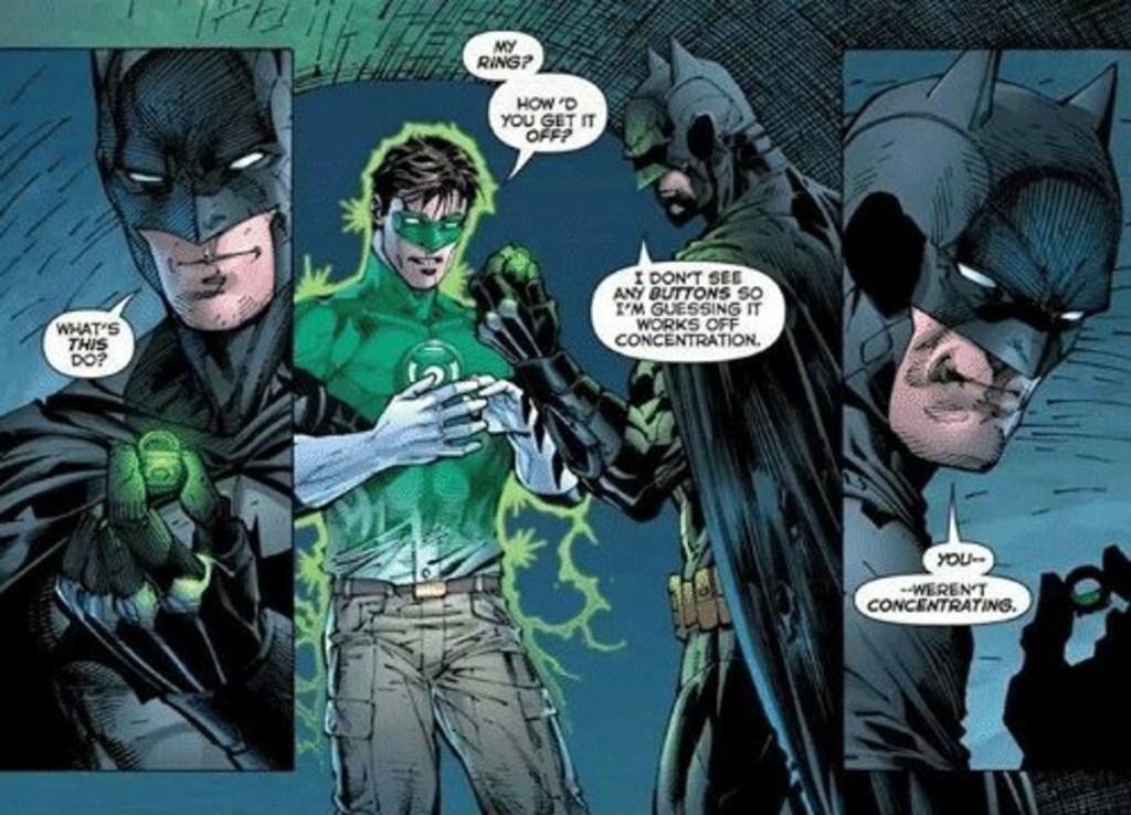 Batman Steals Green Lantern Ring