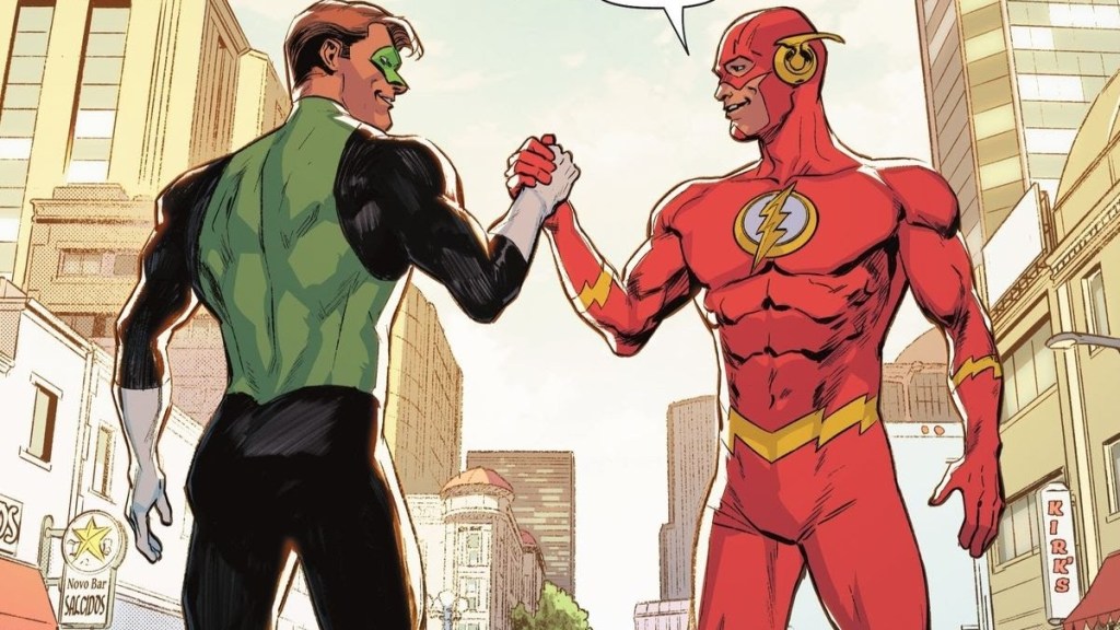 Hal Jordan Barry Allen Flash Green Lantern