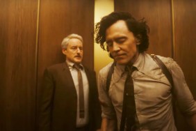 Loki (Tom Hiddleston) and Mobius M. Mobius (Owen Wilson) in Marvel Studios' Loki Season 2