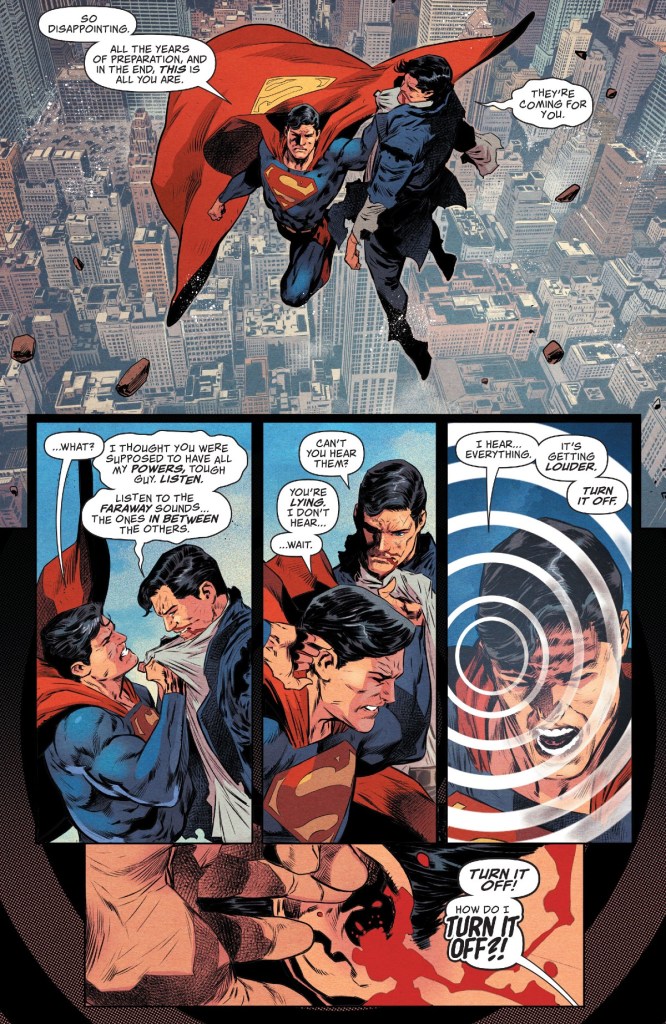 Superman fights Clark Kent in Action Comics 1058