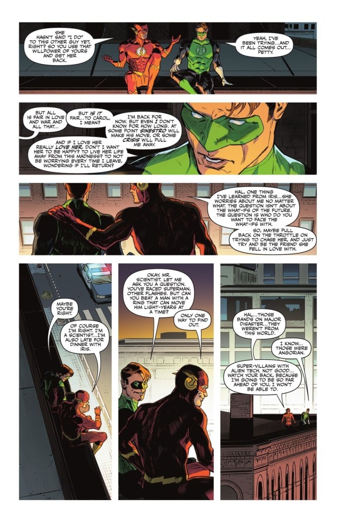 The Flash and Green Lantern talk in Dawn of DC