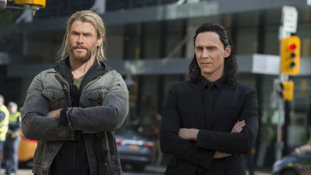 Thor and Loki in Thor: Ragnarok