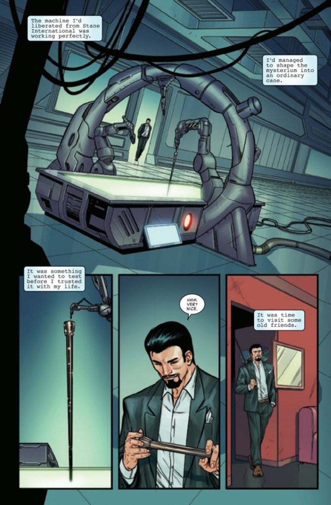 Tony Stark Creates Mysterium Cane
