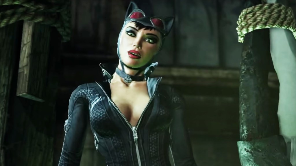 Catwoman in Batman: Arkham City on the Nintendo Switch