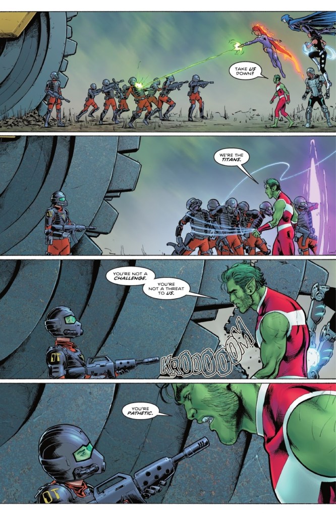 Beast Boy Hulks out in Titans #5