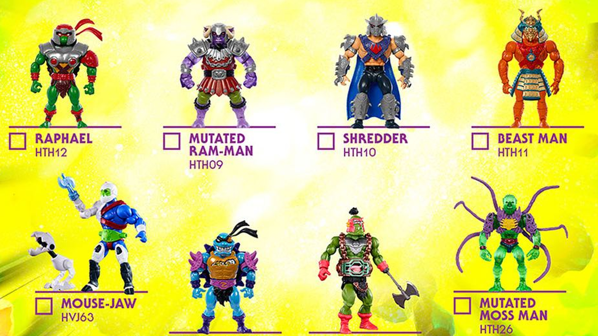 Turtles of Grayskull Wave 2 Crossover Figures Revealed