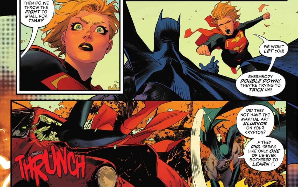 Batman Defeats Supergirl With Kryptonian Martial Arts