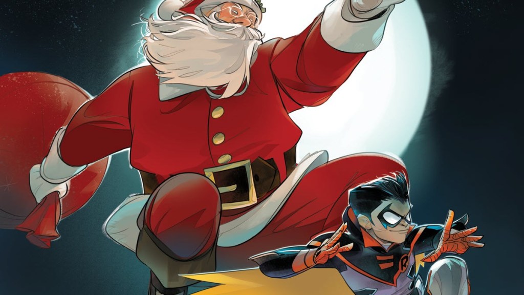 Santa Claus and Damian Wayne Robin