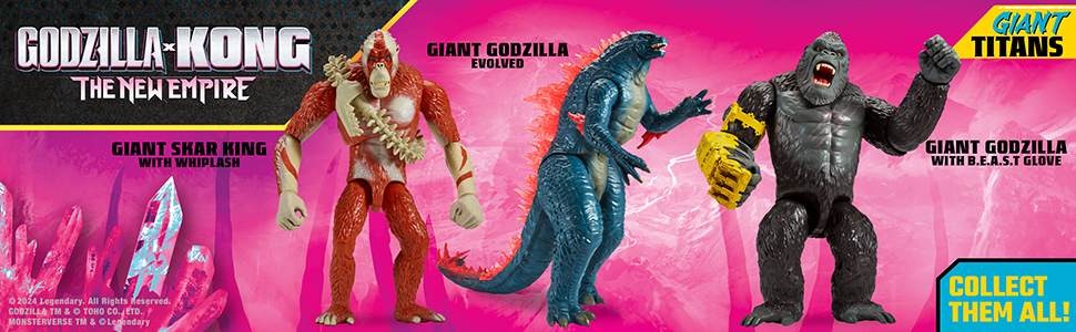 Godzilla x Kong: The New Empire Action Figures