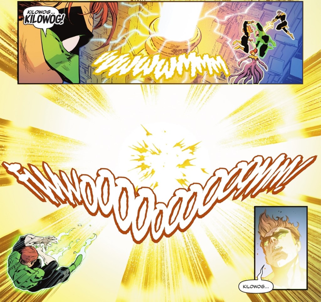Death of Kilowog in Green Lantern 7