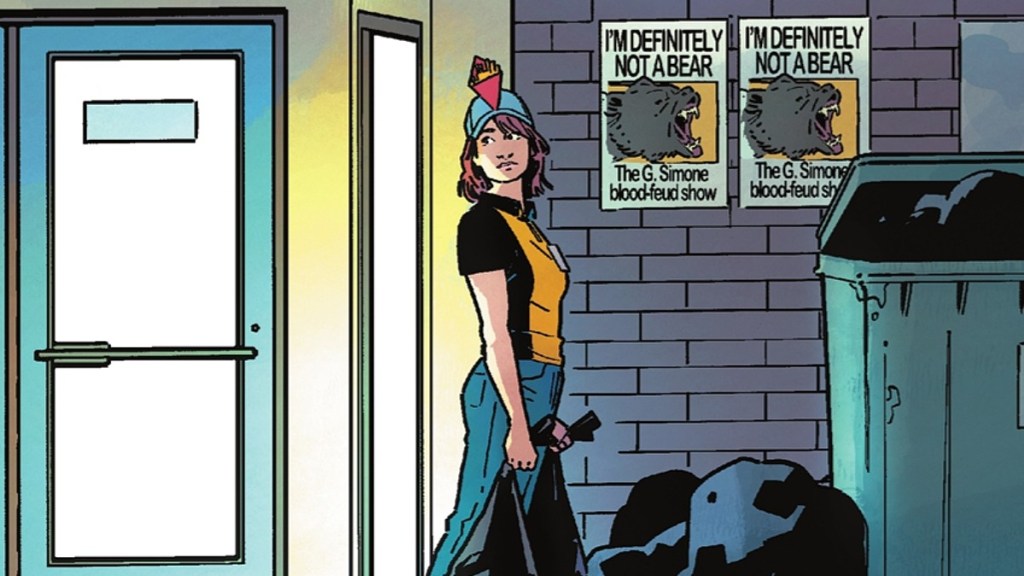 Gail Simone Is Not A Bear Podcast Poster in Nightwing 87