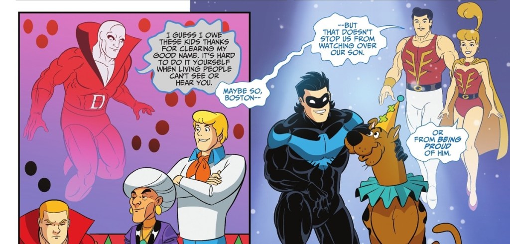 Nightwing and Scooby-Doo
