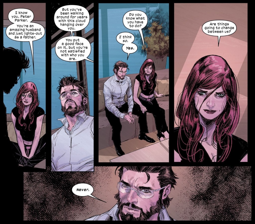 Peter Parker and Mary Jane Watson in Ultimate Spider-Man #1