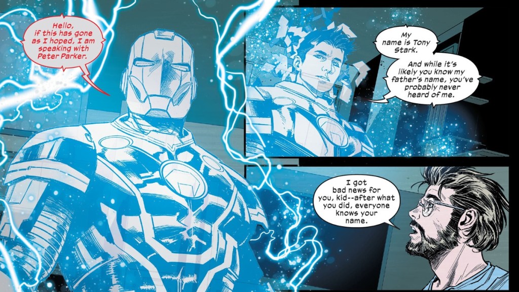 Tony Stark Contacts Peter Parker in Ultimate Spider-Man #1