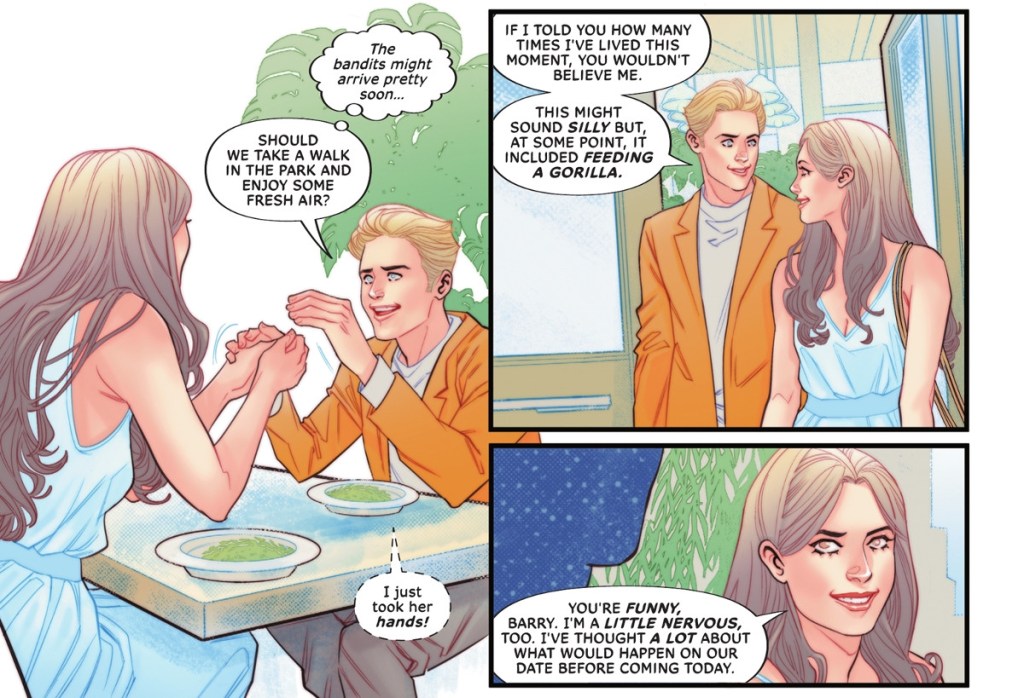 Barry Allen and Iris West on first date