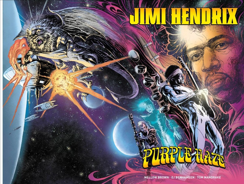 Jimi Hendrix Purple Haze Full Wraparound Cover