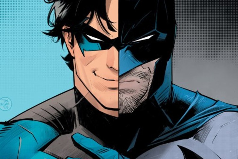 Nightwing and Batman by Dan Mora