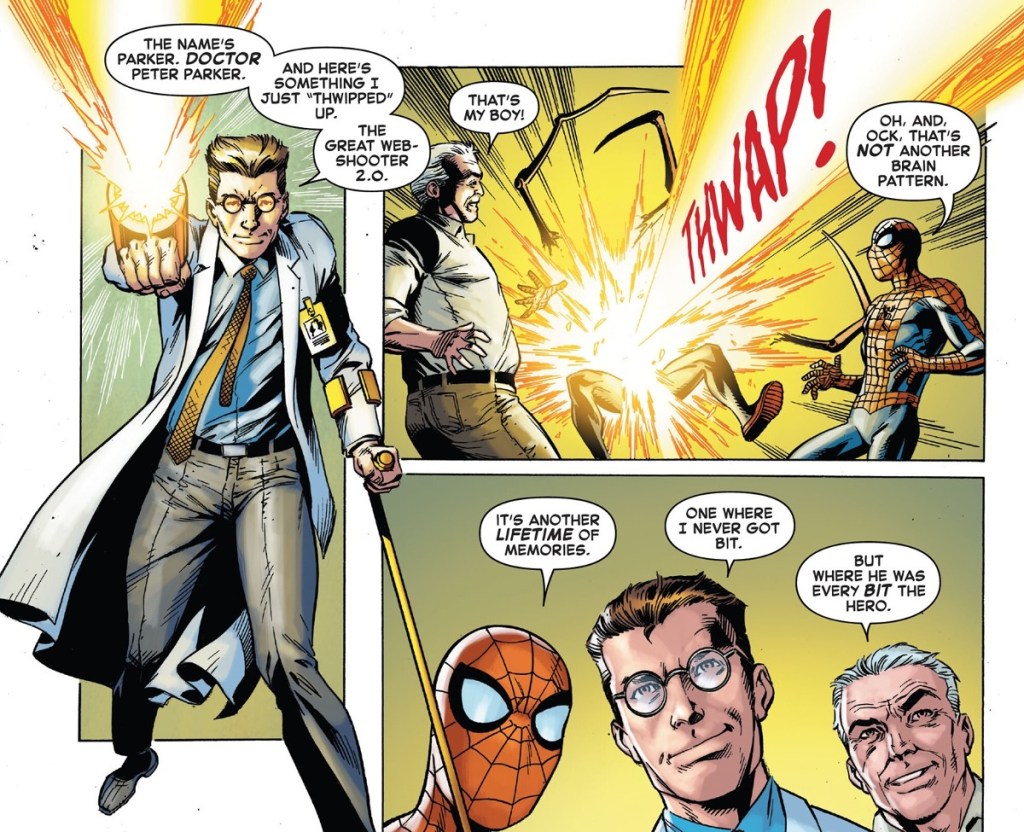 Peter Parker saves Spider-Man in Mind Battle with Doctor Octopus