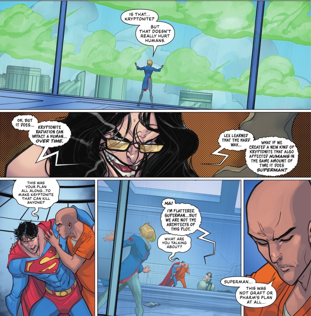 Pharm and Graft release Lex Luthor Kryptonite Gas
