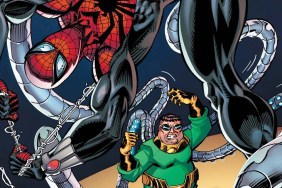 Spider-Man fights Doctor Octopus in Superior Spider-Man 4 cover by Sam De La Rosa