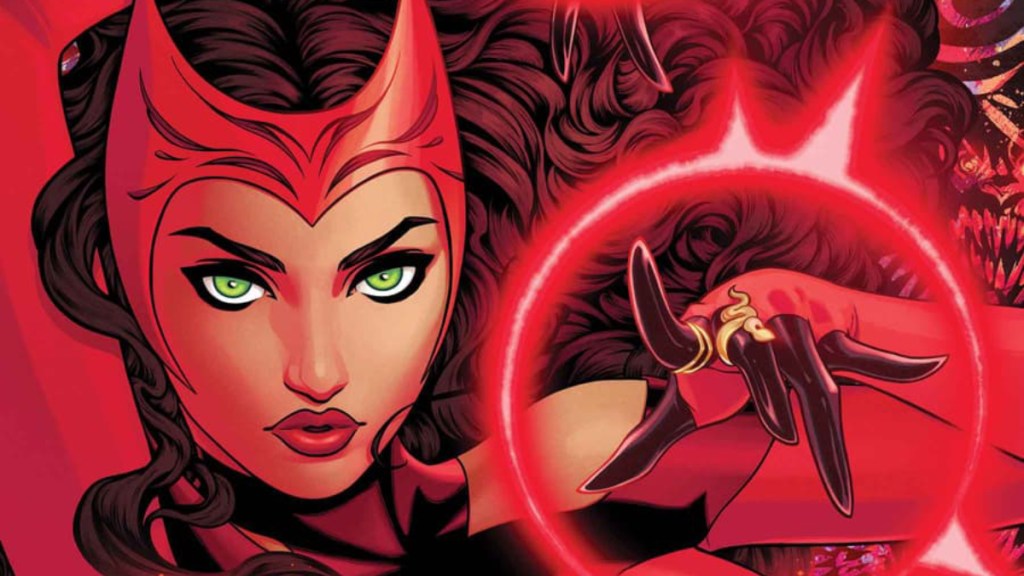 Russell Dauterman's cover art for 2024's Scarlet Witch #1 (cropped)