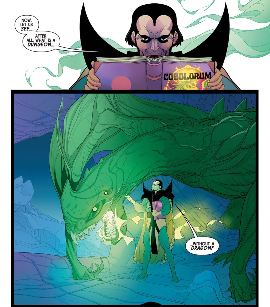 Baron Mordo as the Dungeon Master in Doctor Strange 13