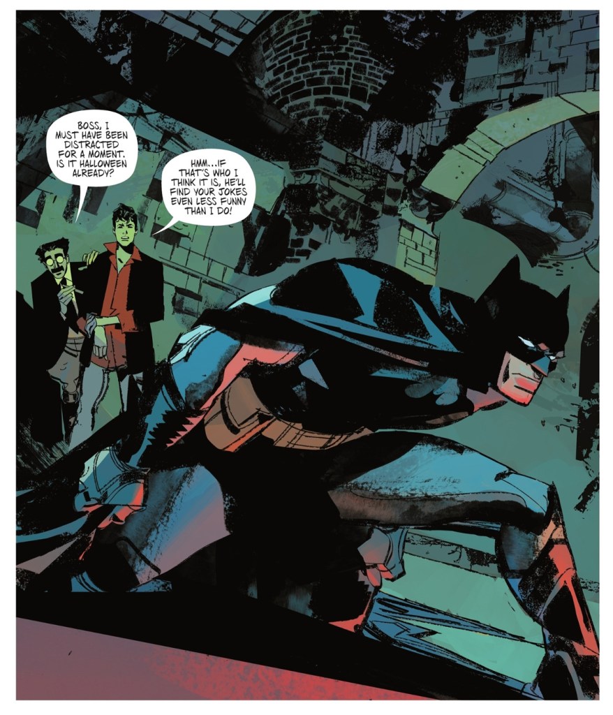 Batman saves Groucho and Dylan Dog